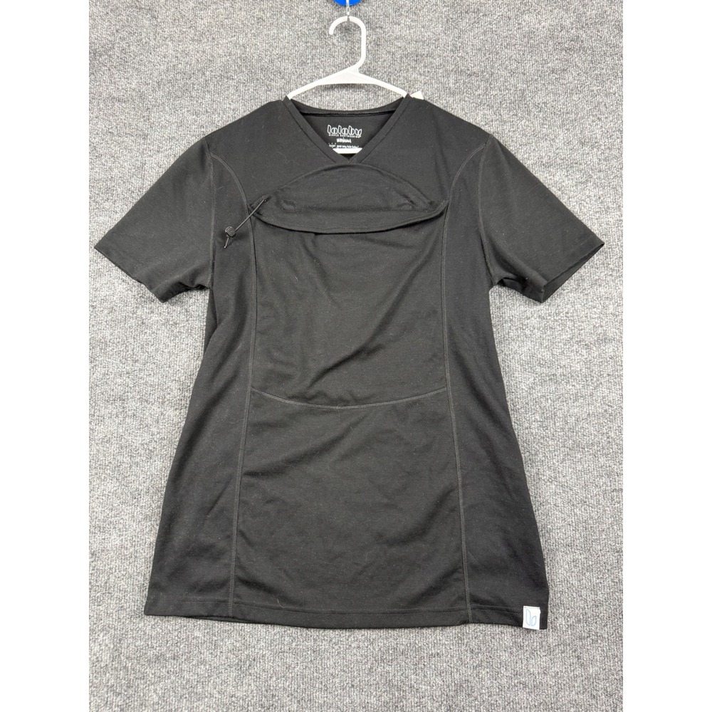 Lalabu Soothe Shirt Babywearing Nursing Top‎ Black Medium Newborn Carrier Pouch
